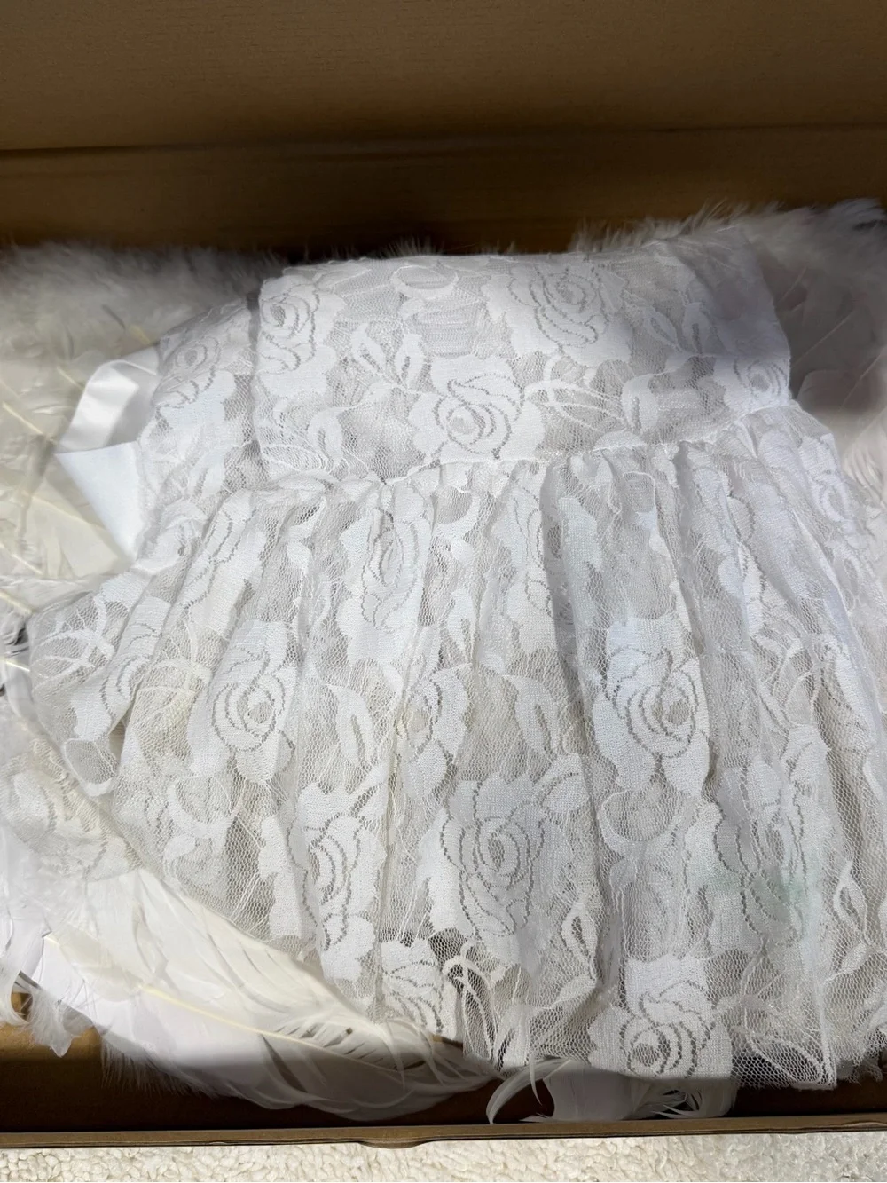 White angel halloween costume youth 10/12